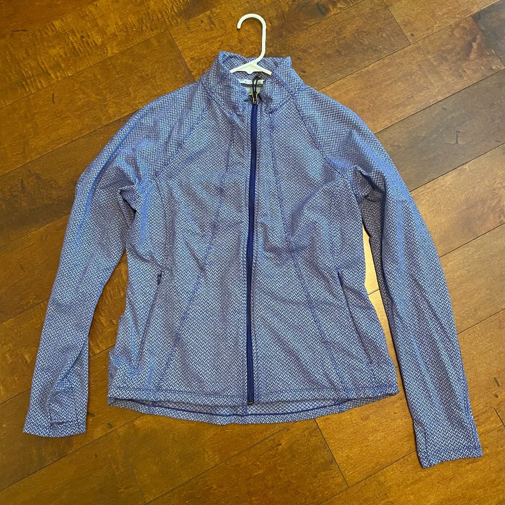Athleta Hope Jacket purple full zip XL
